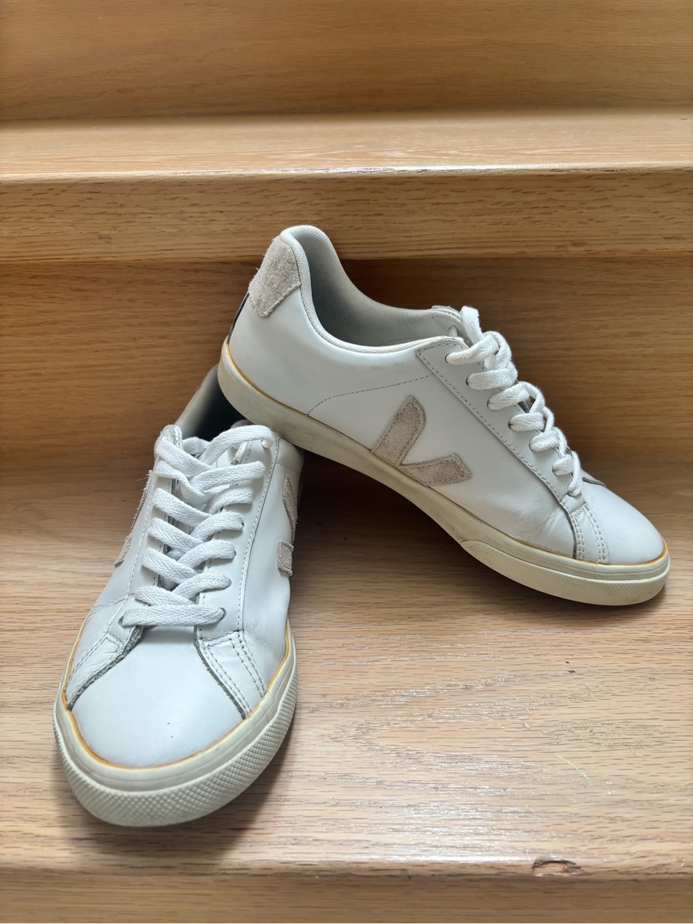 VEJA campo sneakers pink and white - 37